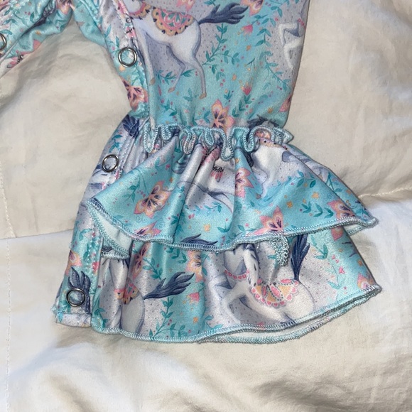 NWOT clover cottage one piece flare super soft - Picture 3 of 5